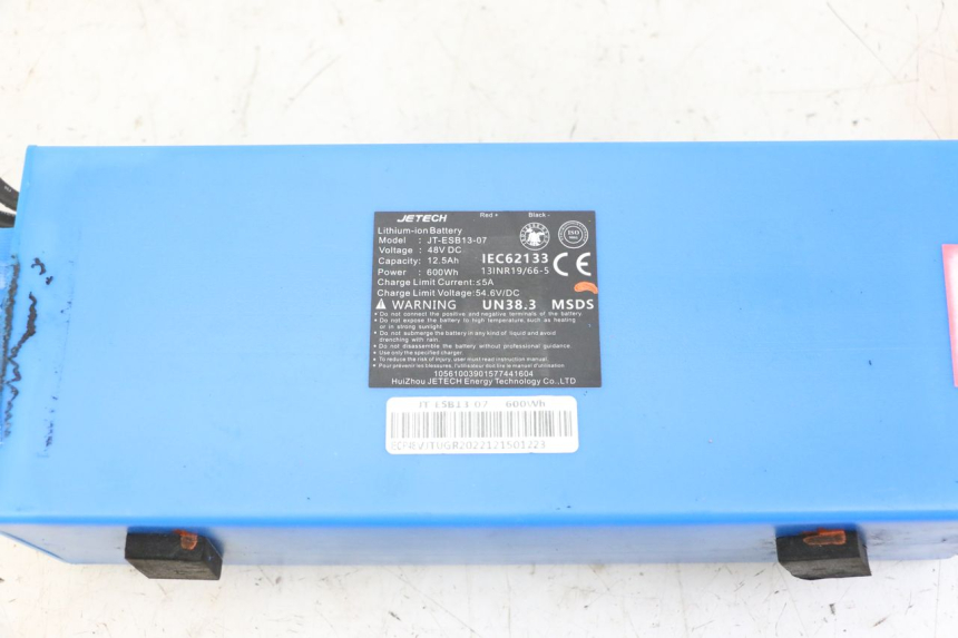 photo de BATTERY URBANGLIDE E-CROSS PRO 1 - Markings and original references