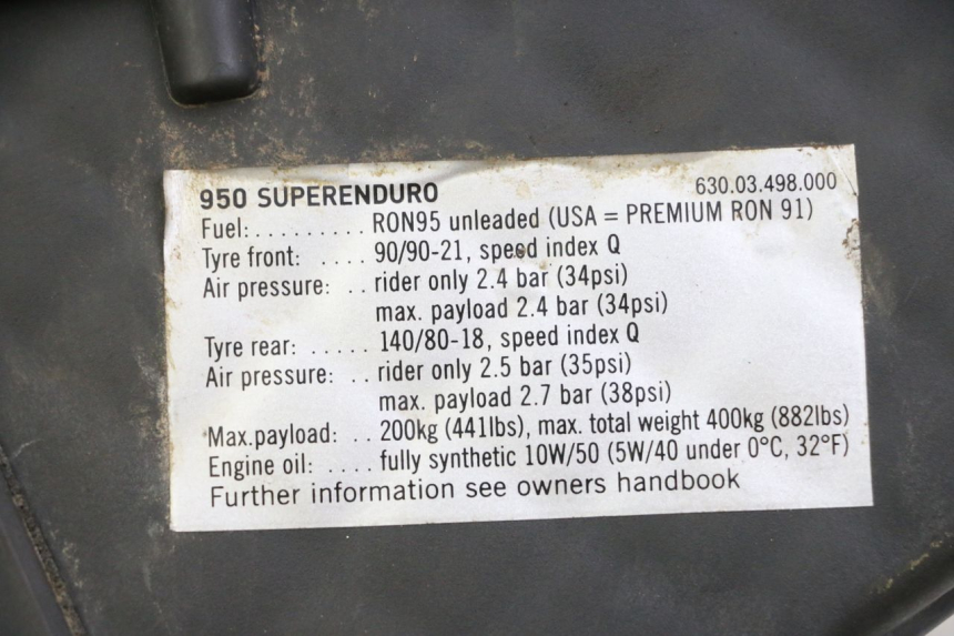 photo de AIR BOX KTM SUPERENDURO R 950 (2005 - 2009) - Alternative perspective