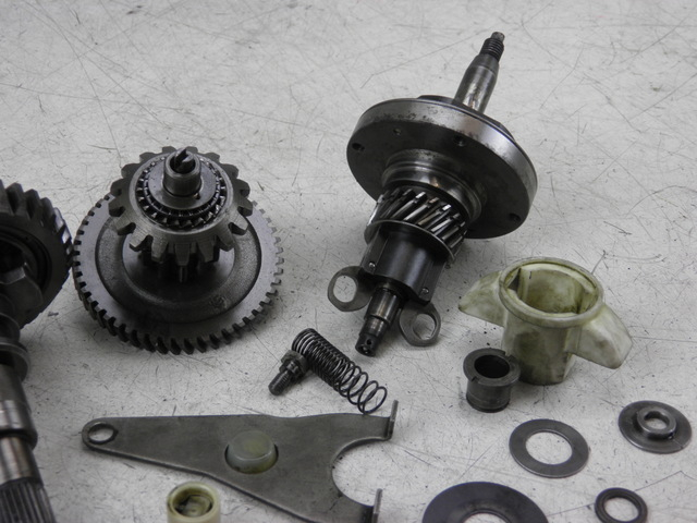 photo de GEARBOX PIAGGIO VESPA PK 80 (1983 - 1996) - Markings and original references