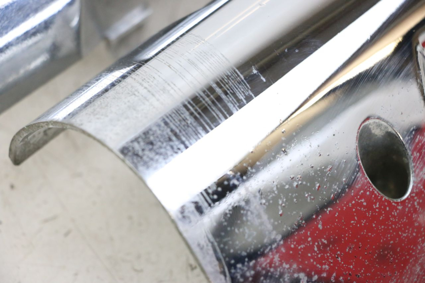 photo de FORK PANEL PEUGEOT GEOPOLIS RS 125 (2007 - 2009) - Fixing points details