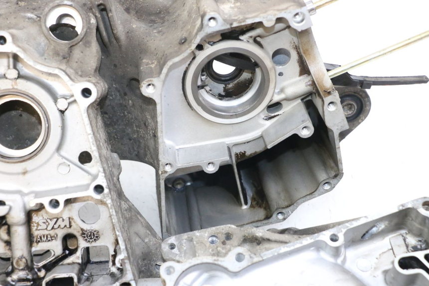 photo de ENGINE CRANKCASE SYM FIDDLE 3 III 50 (2014 - 2020) - High-resolution close-up