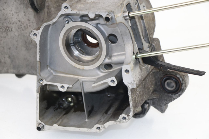 photo de LEFT ENGINE CRANKCASE SYM FIDDLE 2 50 (2008 - 2013) - Alternative perspective