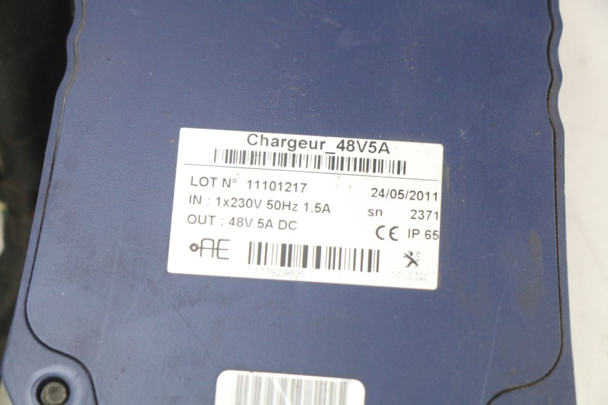 photo de BATTERY CHARGER PEUGEOT E-VIVACITY 1 (2012 - 2018) - Markings and original references