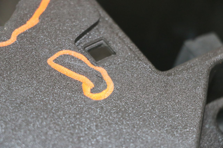 photo de UNDERSEAT STORAGE APRILIA SXR 50 (2021 - 2023) - Zoom on usage condition