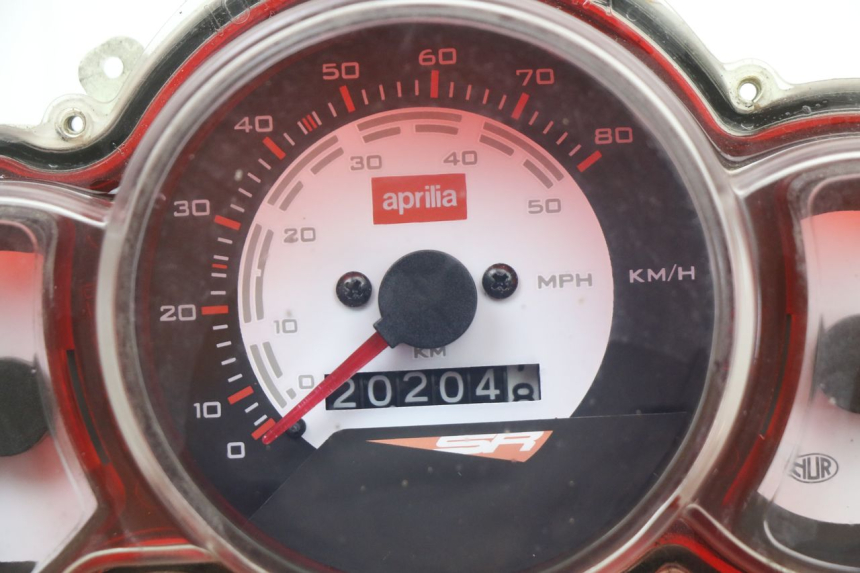 photo de SPEEDOMETER APRILIA SR CARB LC 2T 50 (2004 - 2012) - Zoom on usage condition