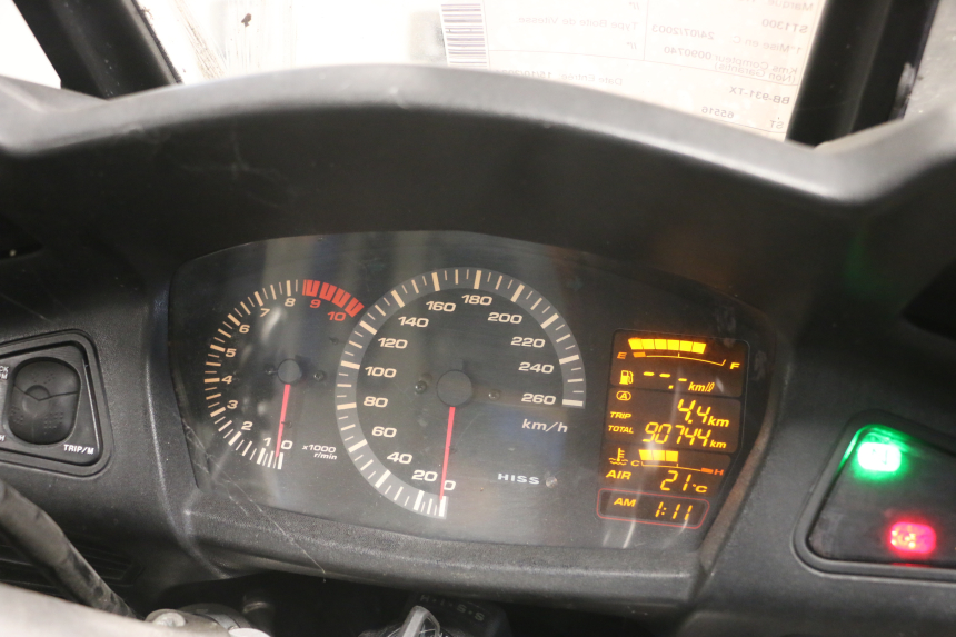 photo de SPEEDOMETER HONDA ST PAN EUROPEAN 1300 (2002 - 2013) - Zoom on usage condition