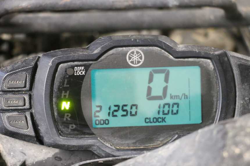 photo de SPEEDOMETER YAMAHA YFM GRIZZLY 550 (2008 - 2015) - Zoom on usage condition