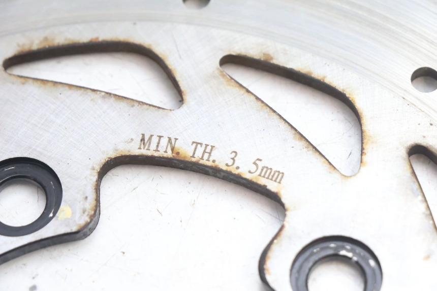 photo de REAR BRAKE DISC KYMCO AGILITY CITY 16P 125 (2015 - 2024) - Surface and material condition