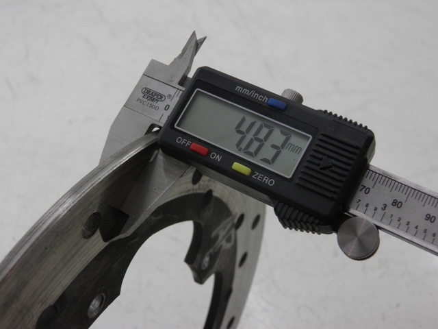 photo de REAR BRAKE DISC PIAGGIO XEVO - X EVO 125 (2010 - 2015) - Component detail