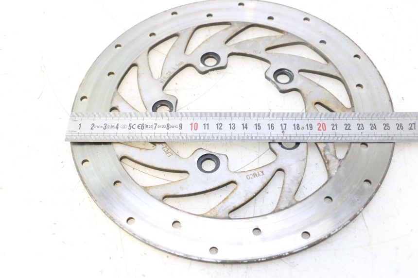 photo de FRONT BRAKE DISC KYMCO AGILITY CITY 16P 125 (2015 - 2024) - Fixing points details