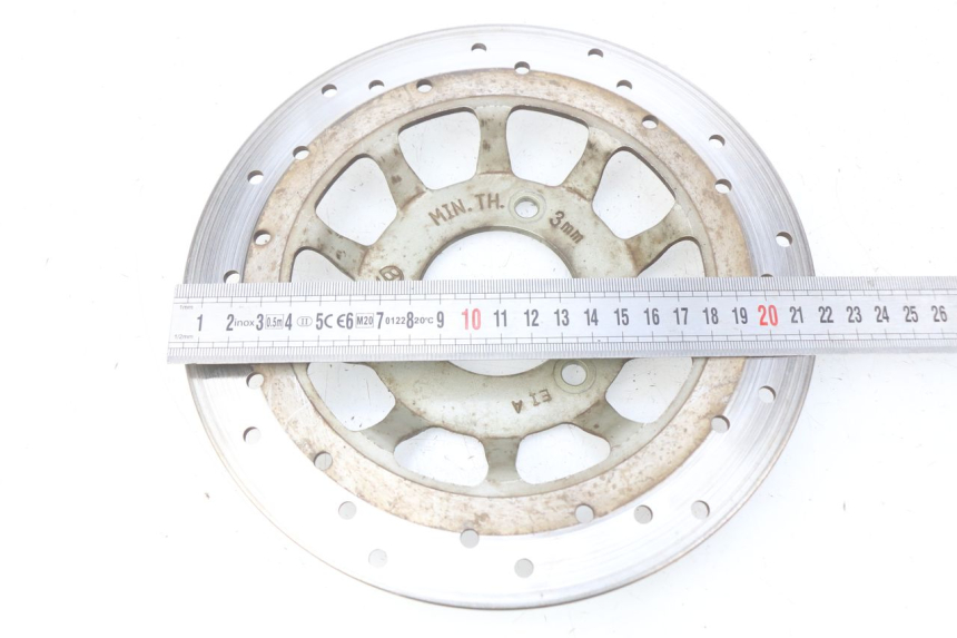 photo de FRONT BRAKE DISC HAOTIAN HT125T-2 125 - Zoom on usage condition