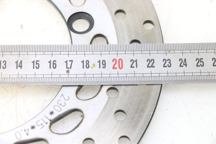 photo de FRONT BRAKE DISC JM MOTORS R-MAX TECH 50 (2024 - 2026) - Zoom on usage condition
