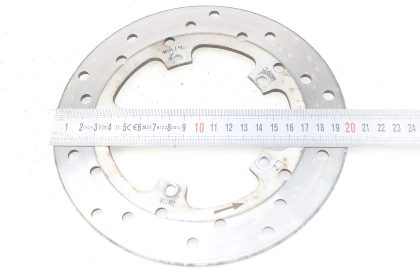 photo de FRONT BRAKE DISC PIAGGIO VESPA PRIMAVERA 2T 50 (2013 - 2018) - Alternative perspective