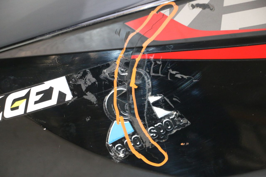 photo de RIGHT REAR FAIRING KEEWAY F-ACT FACT EVO 50 (2020 - 2026) - Additional view of the item