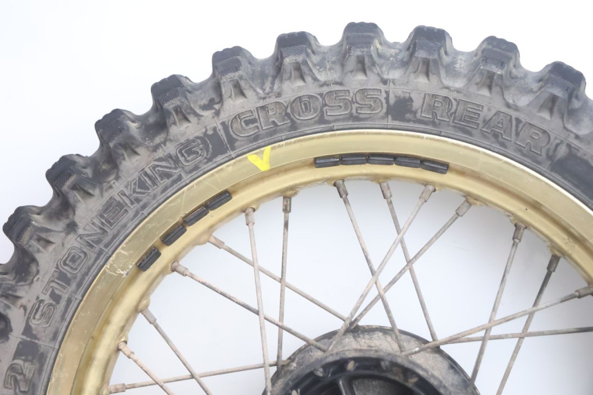photo de REAR RIM AND TIRE SUZUKI DR S 600 (1985 - 1989) - Spare part profile view