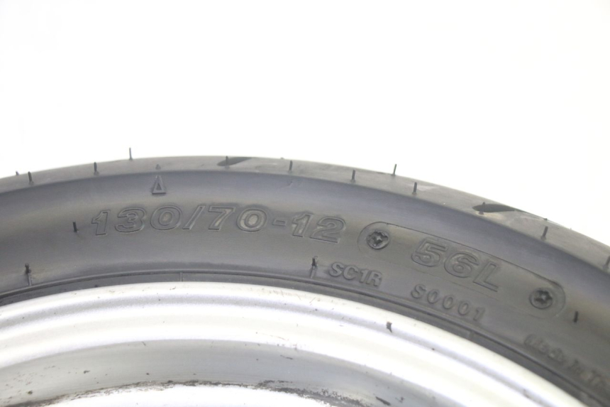 photo de REAR RIM AND TIRE SYM GTS EVO 125 (2009 - 2013) - Spare part profile view
