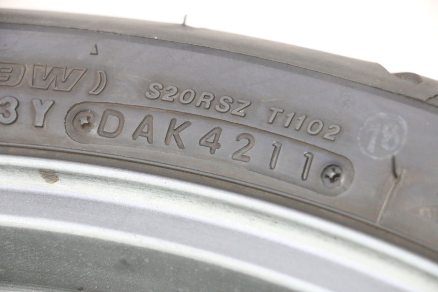 photo de REAR RIM AND TIRE KAWASAKI ZZR 600 (1995 - 2004) - Spare part profile view