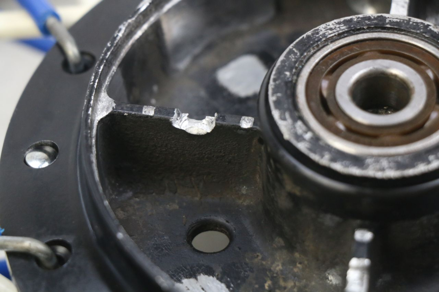 photo de REAR WHEEL JIANSHE COYOTE 80 - Technical close-up