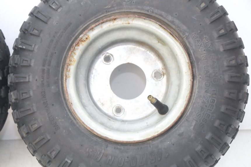 photo de REAR WHEEL RIM CHINESE QUAD ENFANT ATV PUMA 50 - Markings and original references