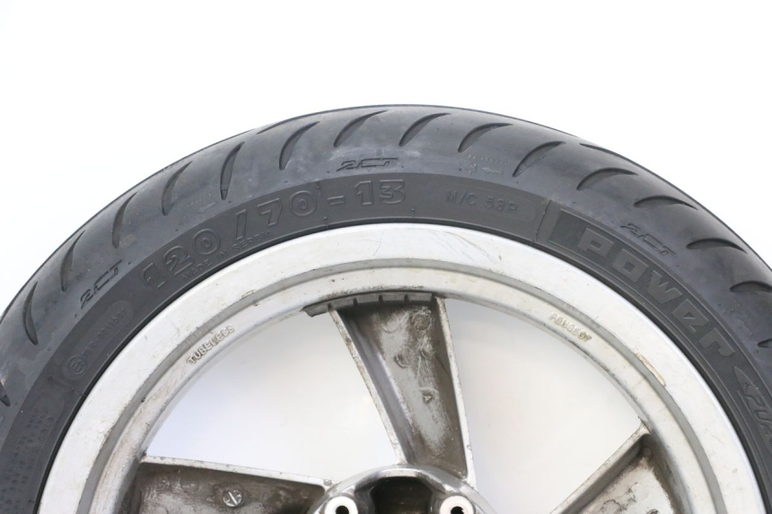 photo de FRONT RIM AND TIRE PEUGEOT CITYSTAR 125 (2011 - 2017) - Detailed visual inspection