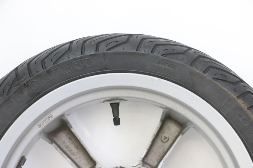 photo de FRONT RIM AND TIRE PEUGEOT SATELIS 125 (2013 - 2018) - Markings and original references
