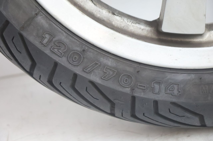 photo de FRONT RIM AND TIRE PEUGEOT SATELIS 125 (2006 - 2009) - Supplementary product photo