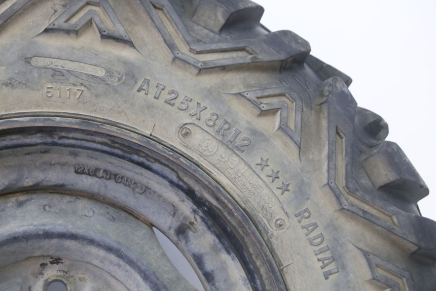 photo de FRONT RIM AND TIRE YAMAHA YFM GRIZZLY 550 (2008 - 2015) - Alternative perspective