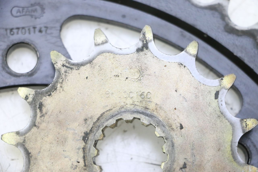 photo de CHAIN SPROCKET KIT KAWASAKI GPX F ZX750F 750 (1986 - 1990) - Component detail