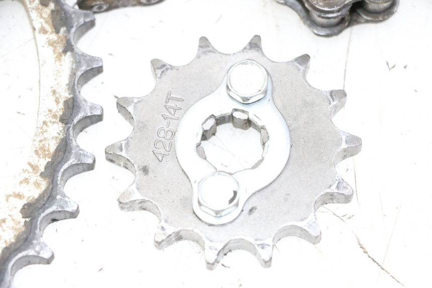 photo de CHAIN SPROCKET KIT APOLLO RFZ 125 - Technical close-up