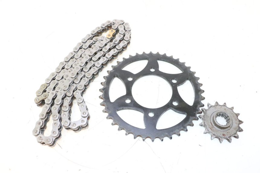 photo de CHAIN SPROCKET KIT KAWASAKI ZX-6R ZX6R 600 (2000 - 2002) - Surface and material condition