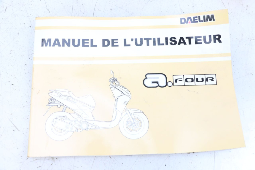 photo de USER MANUAL DAELIM A-FOUR 2T 50 (2005 - 2012) - Main view