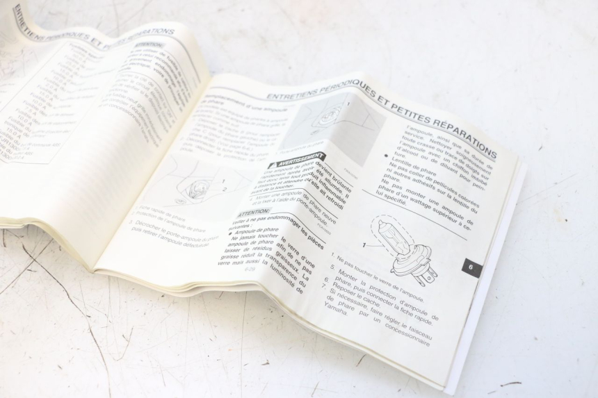 photo de USER MANUAL YAMAHA FJR 1300 (2001 - 2005) - Alternative perspective