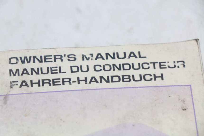 photo de USER MANUAL HONDA FJS SILVERWING SILVER WING 600 (2001 - 2010) - Alternative perspective