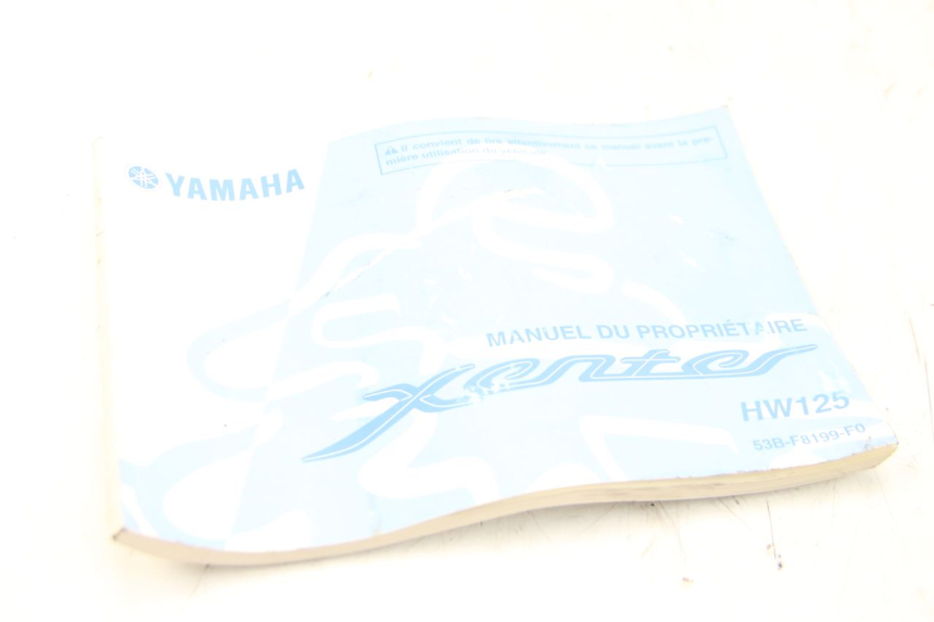 photo de USER MANUAL YAMAHA HW XENTER 125 (2011 - 2017) - Alternative perspective