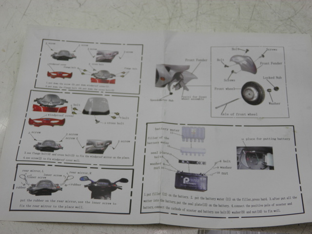 photo de USER MANUAL JM MOTOR S-MAX 125 (2010 - 2014) - Technical close-up