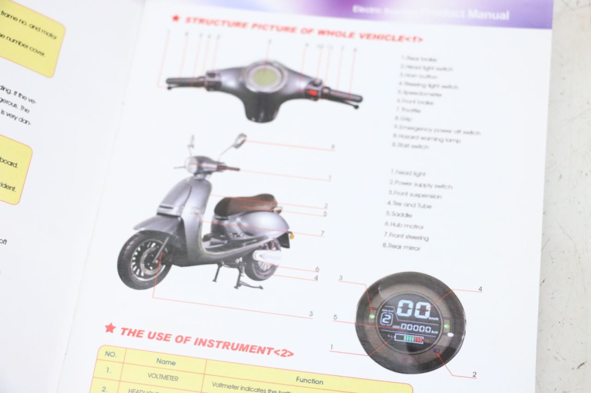 photo de USER MANUAL EFUN PUSA 1 - Product overview