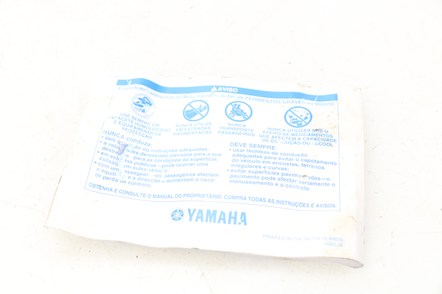 photo de USER MANUAL YAMAHA YFM R RAPTOR 90 (2017 - 2023) - Component detail