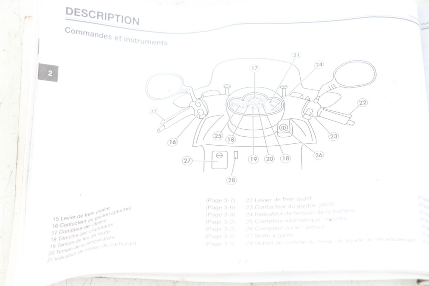 photo de USER MANUAL YAMAHA YP MAJESTY 125 (2002 - 2006) - Alternative perspective