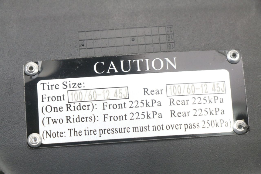 photo de SEAT JM MOTORS EVOLIS 4T 50 (2018 - 2022) - Component detail