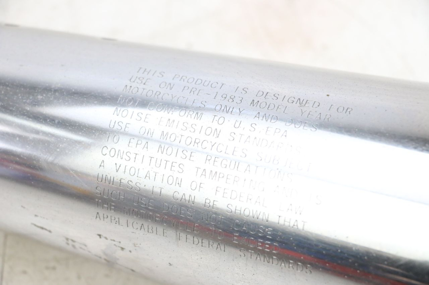 photo de EXHAUST SILENCER SUZUKI GSX E 250 (1982 - 1983) - Detailed visual inspection