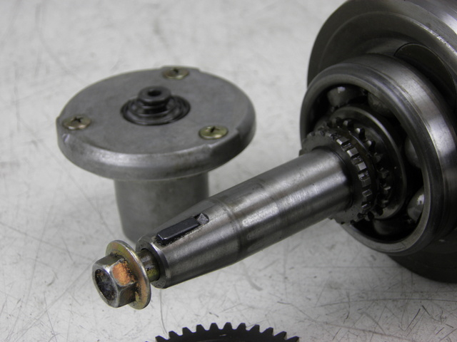 photo de CRANKSHAFT KYMCO QUANNON 125 (2007 - 2014) - Checked used part